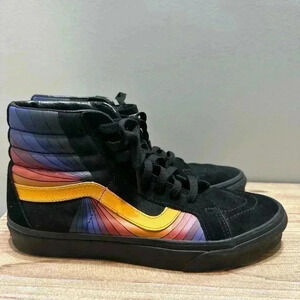 VANS Sk8-Hi Reissue Refract Black/Multi Men’s 9.5 Women’s 11  **RARE** NEW